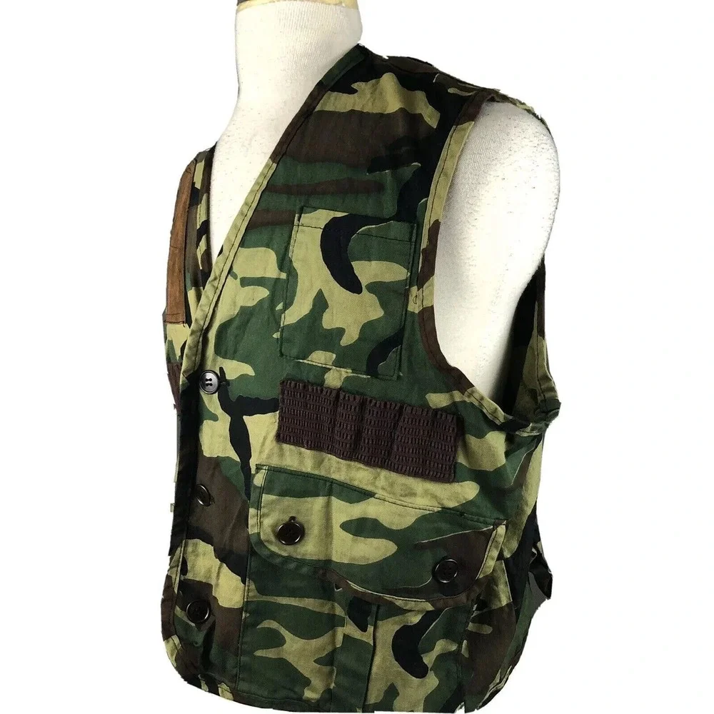 Caliber Sportsman Apparel Camouglage Gamebag Hunting Shooting‎ Vest Men's Medium